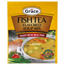 Fish Tea Flavored Soup Mix 45 grams 
Delicious soup mix packaged in Yellow and brown packet 