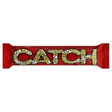CATCH CHOCOLATE BAR 50 GRAMS 
Chocolate Bar wrapped in Red and Yellow Plastic Packaging 