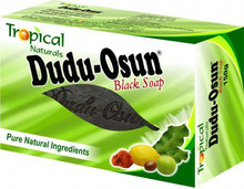 Tropical Dudu-Osum Black Soap 150 grams 

Rectangle Box with Green Packaging 