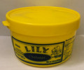 Lily Margarine 

Yellow and Dark Blue 14 oz tub of Margarine 