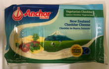 Anchor Vegetarian New Zealand Cheddar Cheese 500 grams 

Green and Blue plastic packaging 