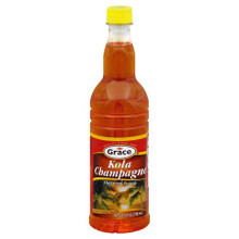 Grace Kola Champagne Flavored Syrup 25.5 Fl.Oz. 

Plastic Bottle with Red and Orange Label 