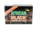 Royal Touch African Black Complexion Soap 4.41 oz

Black box of soap with green and orange writing