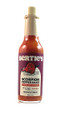 Bertie's Scorpion Pepper Sauce 50 oz in a glass bottle iwth Purple, Tan, and Red labeling 