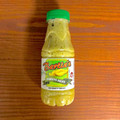 Bertie's Pimento Sauce 300 mL  in a plastic bottle with a green cap 