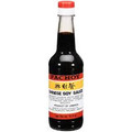 Fachoy Chinese Soya Sauce 10 Fl Oz. in a glass bottle with a Red cap 