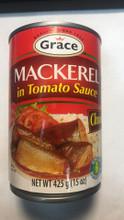 Grace Mackerel in a can with Red labeling 