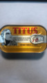 Titus sardines in a can with Gold labeling 