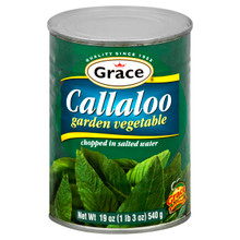 Callaloo in a can 