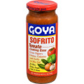 Sofrito in a glass bottle 