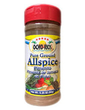 Allspice in a plastic bottle

