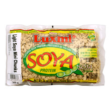 Soya in a plastic bag