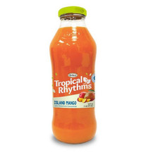 Mango Drink in a glass bottle 