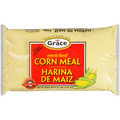 Corn meal in plastic 