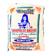 Rice in White bag 