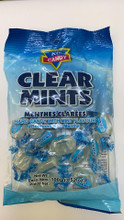 Mints individually wrapped in plastic packet 