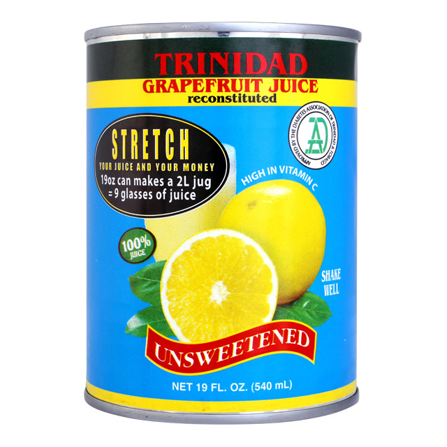 Trinidad Grapefruit Juice Unsweetened 19 oz - Caribbean Supercenter