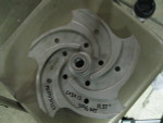 Goulds 3196 MTX/LTX 5 vane imp, 2x3x13, 11.75"dia 316ss, P#100-539, Patt 68643, ML04131213