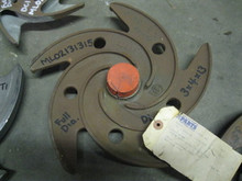 Goulds 3196 MT 5 vane imp, 3x4x13, Iron, Max dia., P#0100-557 patt 53985, ML02131315