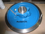 Goulds 3196 MT stuffing box cover, 13", CD4M, SB P#R100-529 patt 53962, ML0301139