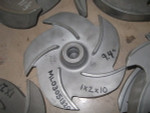 Goulds 3196 MT 5 vane imp, 1x2x10, 316ss, Trim: 9.4" dia, P#0B10009 patt 56381, ML03051320