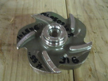 Goulds 3196 ST 5 vane imp, 1x1.5x6,  4.55" dia.316ss P#076781 patt 56206   ML0502138