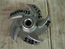 Goulds 3196 ST 5 vane imp, 1x1.5x6, 5.25" dia.316ss P# 076781 patt 56206  ML0620133