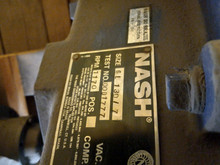 Nash pump GL130/7 test no. 00D1777 RPM 1170 RM1104225