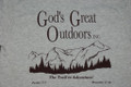 >L< Gray God's Great Outdoors T-SHIRTS XXL