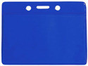 1820-2002 - Badge Holder Horizontal Blue 100 Per Pack