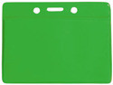 1820-2004 - Badge Holder Horizontal Green 100 Per Pack