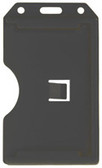 1840-3081 - Badge Holder Vertical Black 100 Per Pack