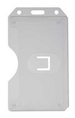1840-3080 - Badge Holder Vertical Clear 100 Per Pack