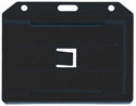 1840-3051 - Badge Holder Horizontal Black 100 Per Pack