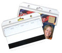 1840-8000 - Badge Holder Horizontal Frosted 100 Per Pack