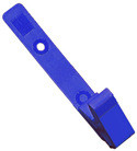 2115-2002 - Clip Plastic Delrin Strap Blue 100 Per Pack