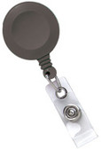 2120-3040 - Retractable Badge Reel Dark Grey 100 Per Pack