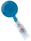 2120-3602 - Retractable Badge Reel Translucent Blue 100 Per Pack