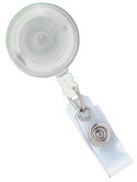 2120-3600 - Retractable Badge Reel Translucent Clear 100 Per Pack