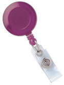 2120-3613 - Retractable Badge Reel Translucent Purple 100 Per Pack