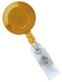 2120-3605 - Retractable Badge Reel Translucent Orange 100 Per Pack