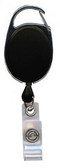 2120-7021 - Retractable Badge Reel Black 100 Per Pack