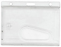 1840-6000 - Badge Holder Horizontal Frosted 100 Per Pack
