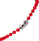 2130-4006 - Plastic Chain Bead Size 4 mm Red 500 Per Pack