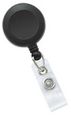 2120-3001 - Retractable Badge Reel Black 100 Per Pack