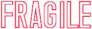 Pre-Inked Stamp--Fragile