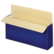 Vertical File Pockets 3.5" - Legal Blue