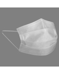 Utility Three-Layer Face Mask -White