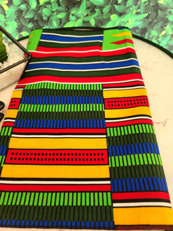 Ankara headwrap - Tutti Frutti - 75 inches by 15 inches 100% cotton
Wash cold with similar colors. Hang to dry.
Headwraps are handmade and sizes may vary slightly