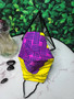 Violet Labyrinth Face Mask - Morocco - Outer Main View